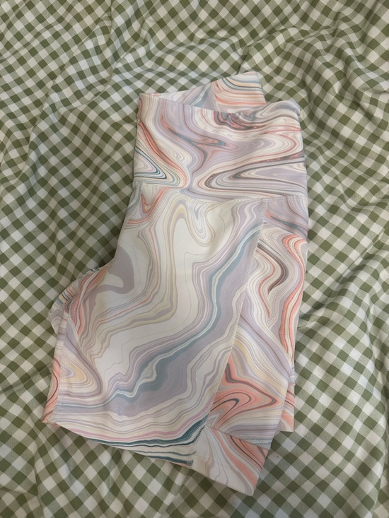 Old Navy Pants - Old Navy Pastel Marble-Print Bike Shorts